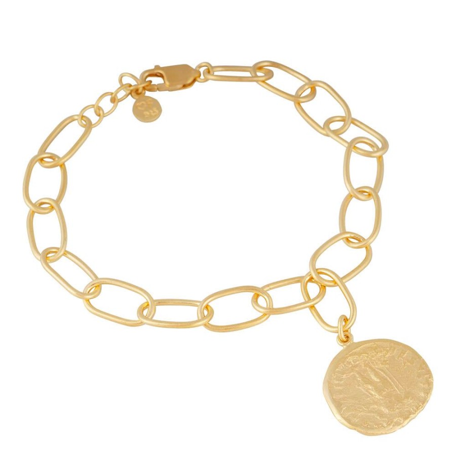 Jewelry FAIRLEY Silver & Gold | Ancient Coin Bracelet