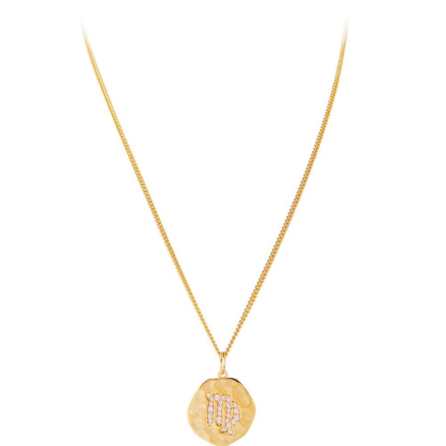 Jewelry FAIRLEY Crystal | Horoscope Necklaces-Virgo