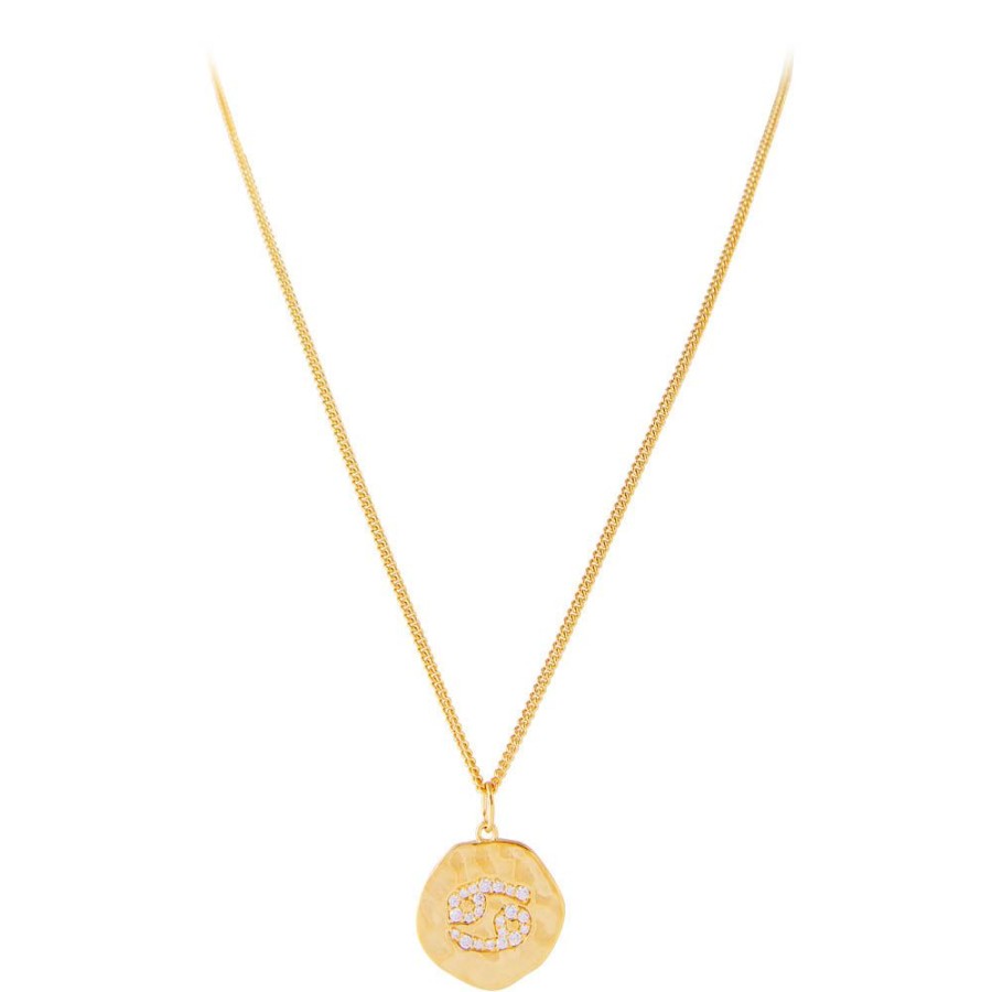 Jewelry FAIRLEY Crystal | Horoscope Necklaces-Cancer