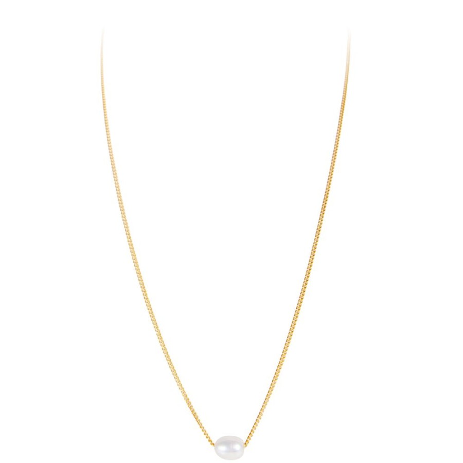 Jewelry FAIRLEY Pearl | Mini Pearl Teardrop Necklace