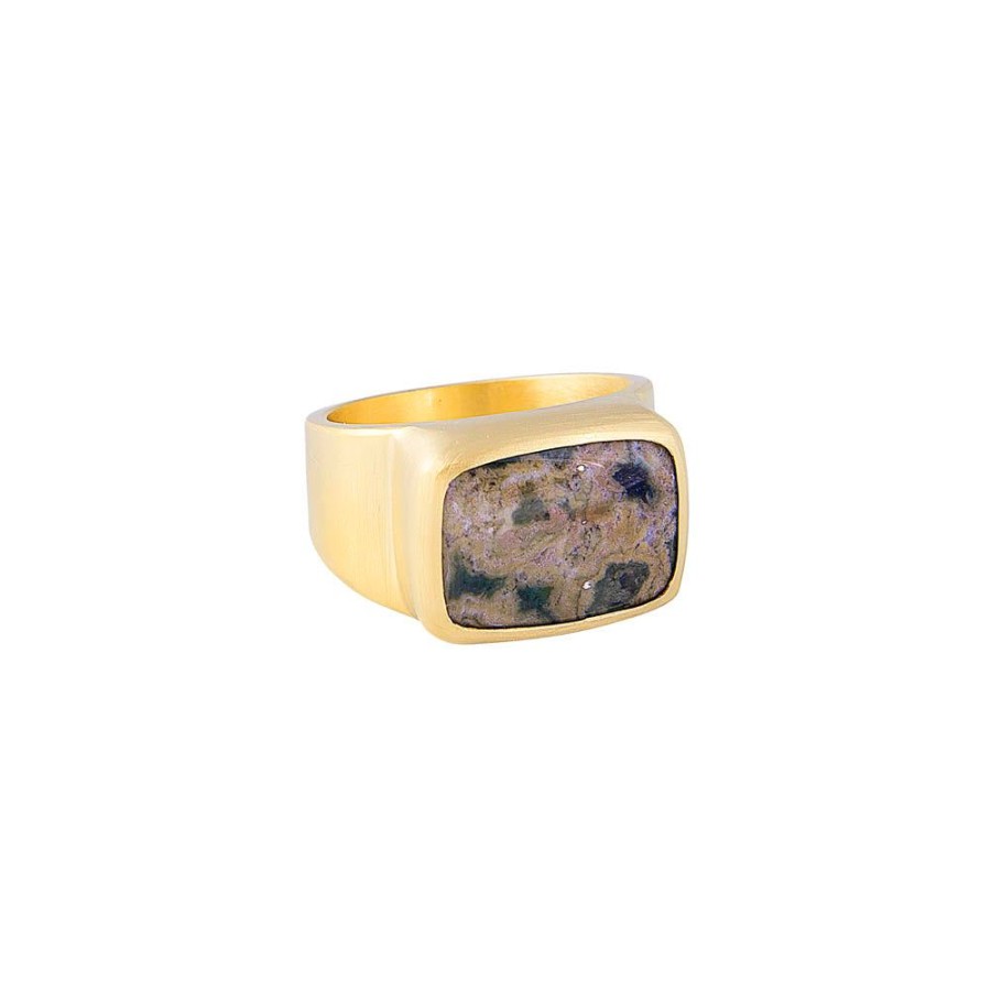 Jewelry FAIRLEY Gemstone | Imperial Jasper Cocktail Ring (Earth)