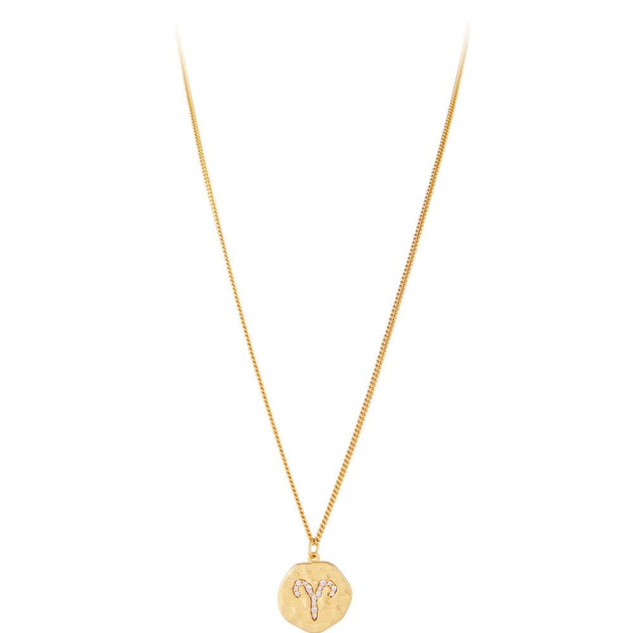 Jewelry FAIRLEY Crystal | Horoscope Necklaces-Aries