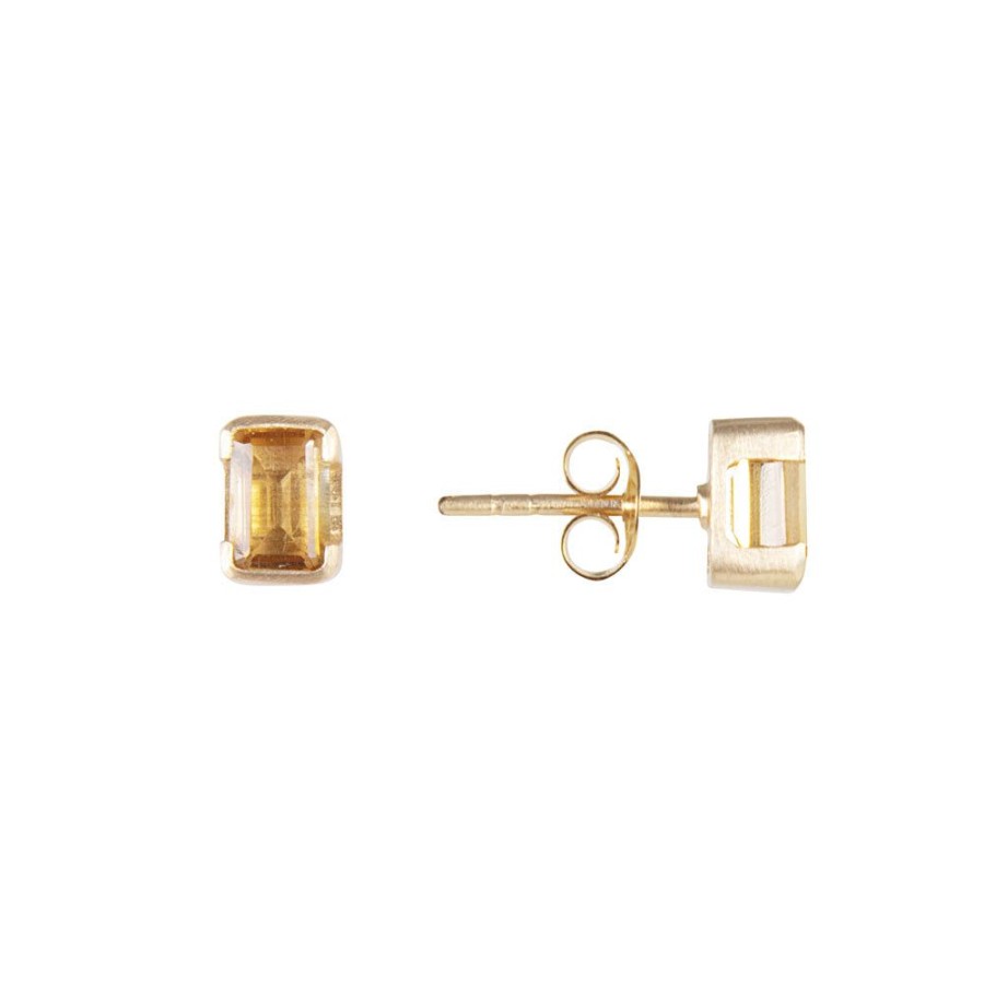 Jewelry FAIRLEY Birthstone Studs | November Birthstone Studs-Citrine