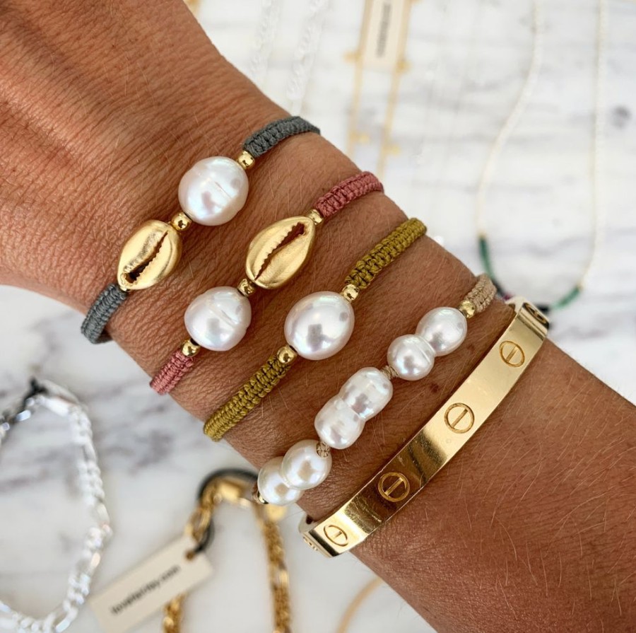 Jewelry FAIRLEY Pearl | Pearl Rope Bracelet-Ocean