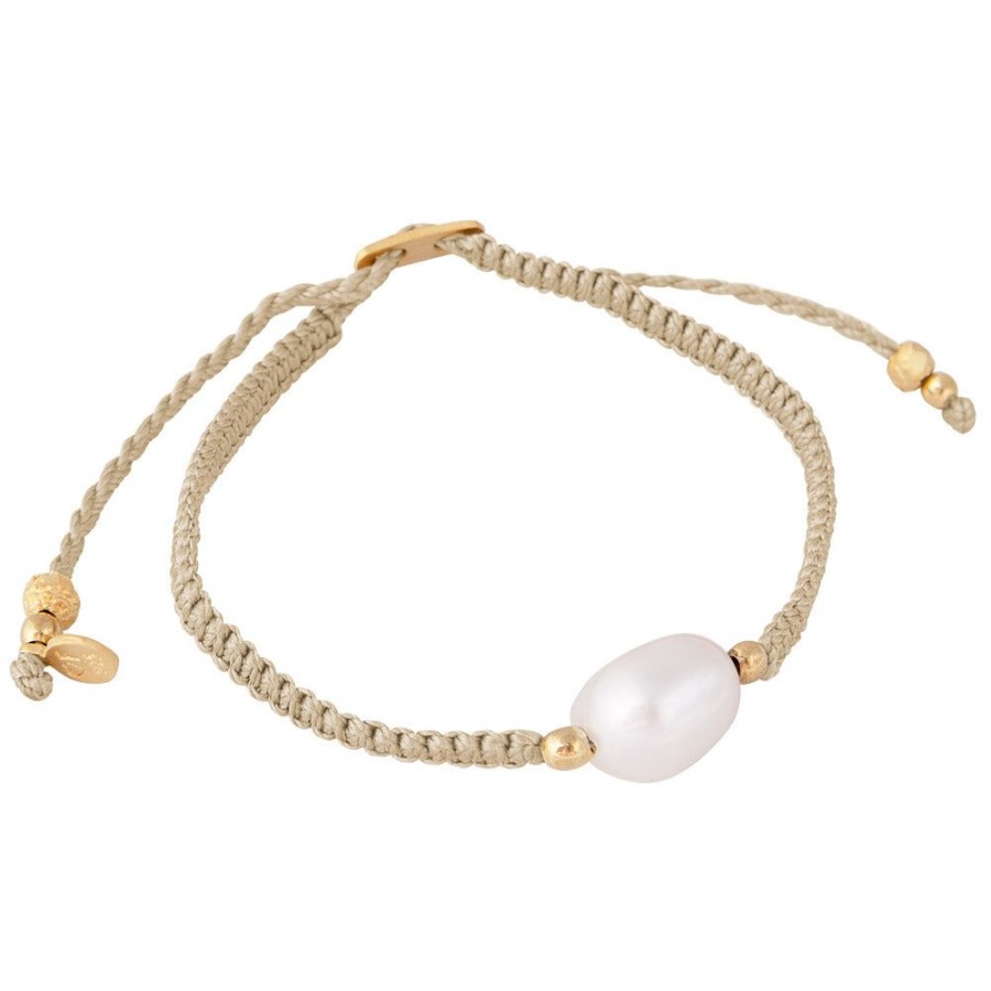 Jewelry FAIRLEY Pearl | Pearl Rope Bracelet-Sand