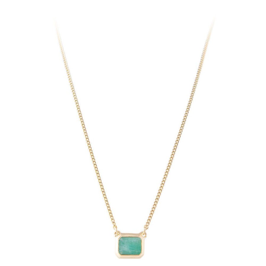 Jewelry FAIRLEY Gemstone | Emerald Deco Necklace