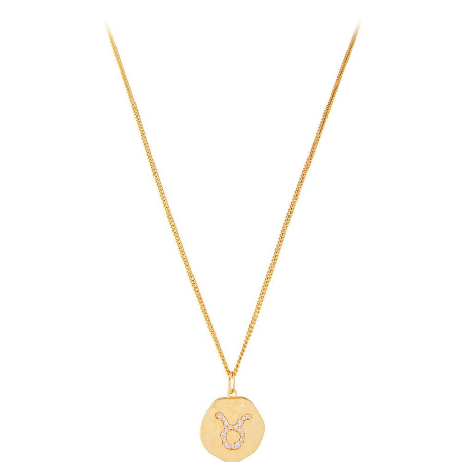 Jewelry FAIRLEY Crystal | Horoscope Necklaces-Taurus