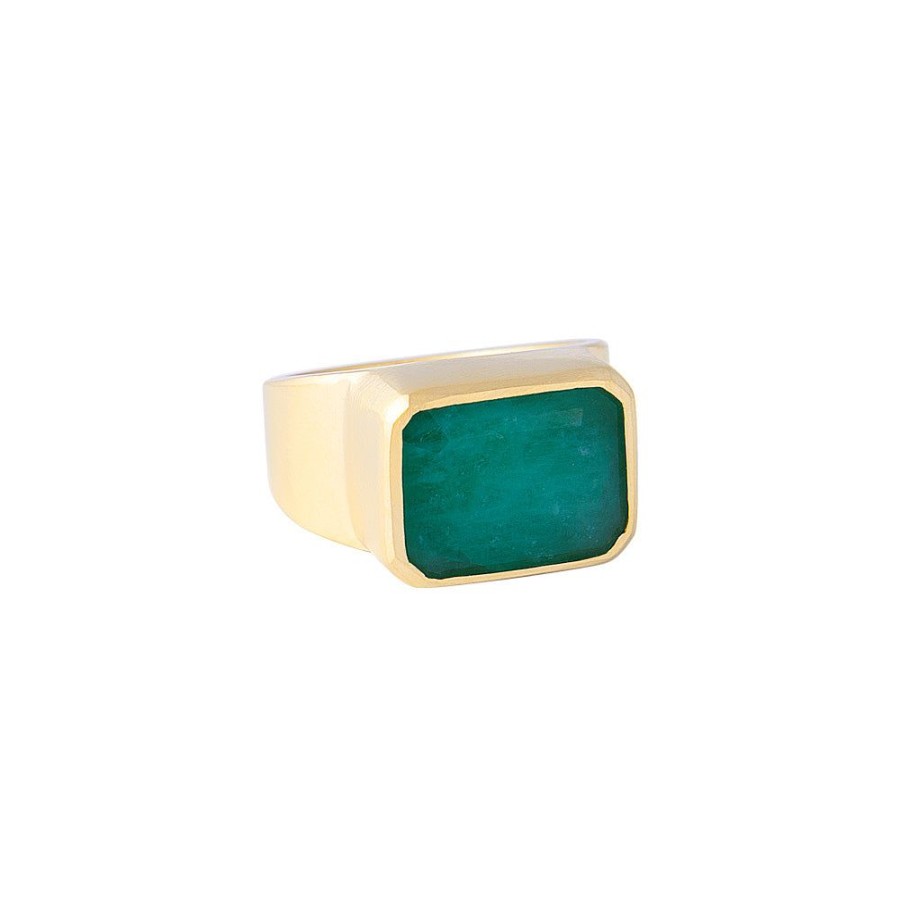 Jewelry FAIRLEY Gemstone | Emerald Cocktail Ring