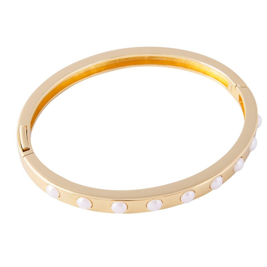 Jewelry FAIRLEY Pearl | Crystal Pearl Bangle