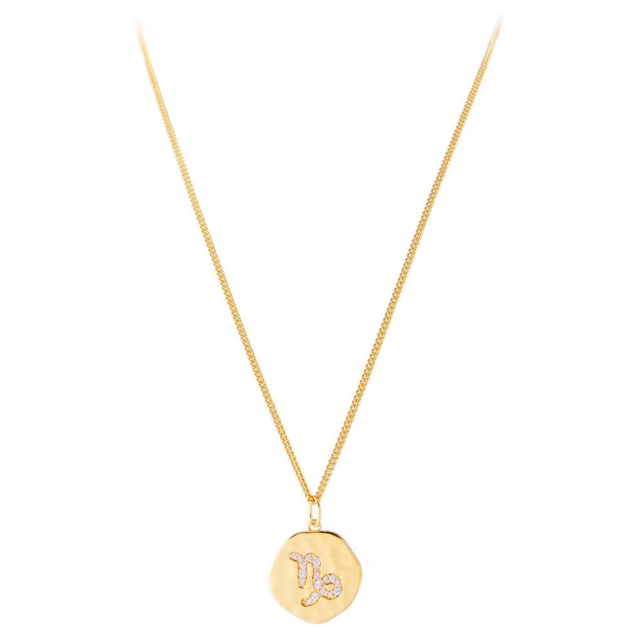 Jewelry FAIRLEY Crystal | Horoscope Necklaces-Capricorn