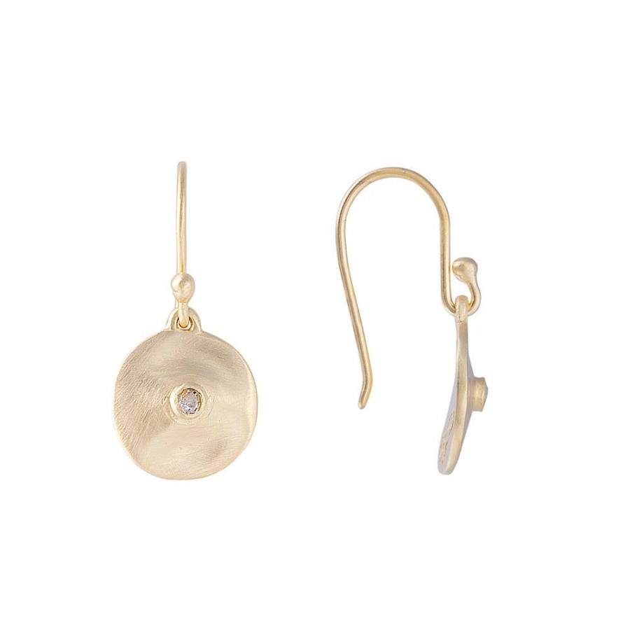 Jewelry FAIRLEY Gemstone | Cleo Disc Hooks