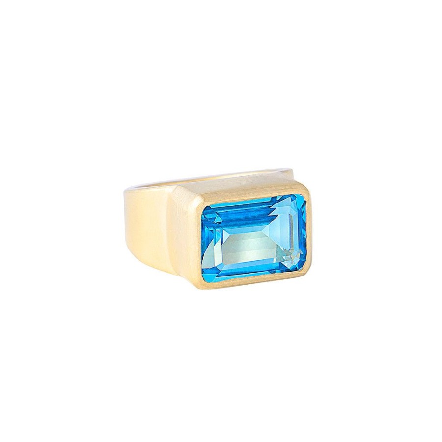 Jewelry FAIRLEY Gemstone | Swiss Topaz Cocktail Ring