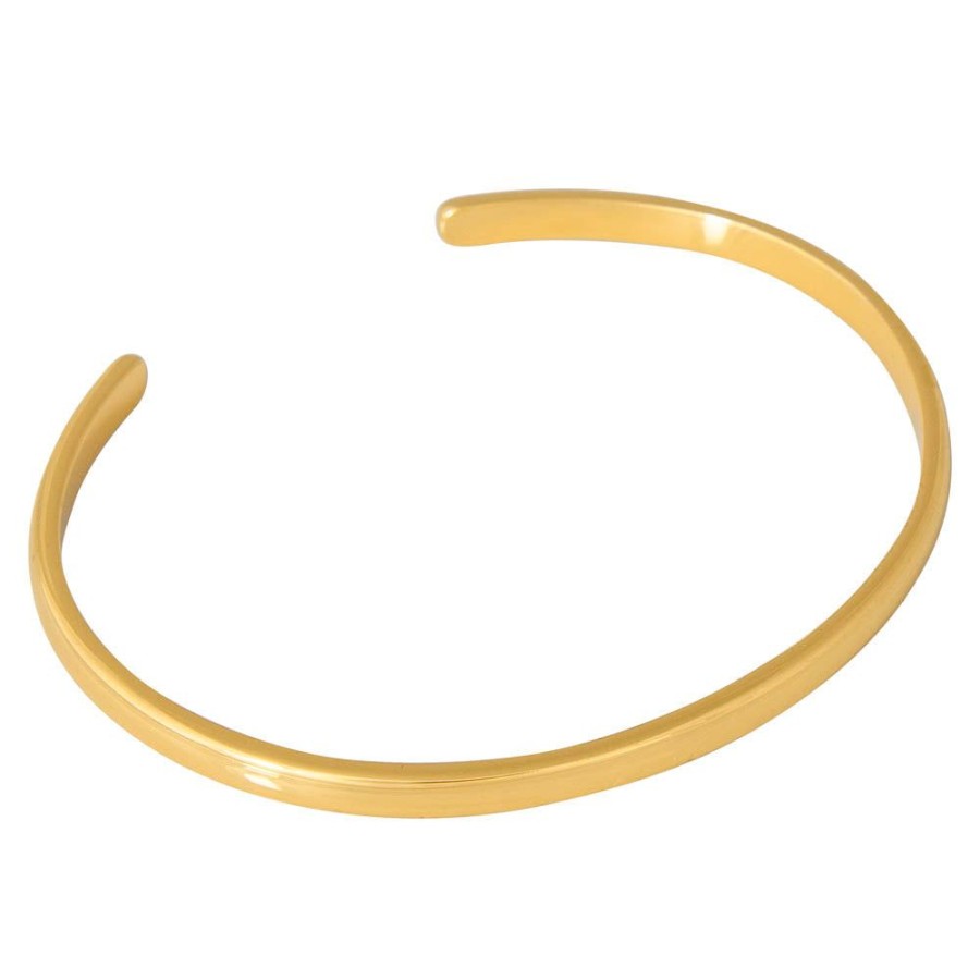 Jewelry FAIRLEY Silver & Gold | Gold Stacking Cuff