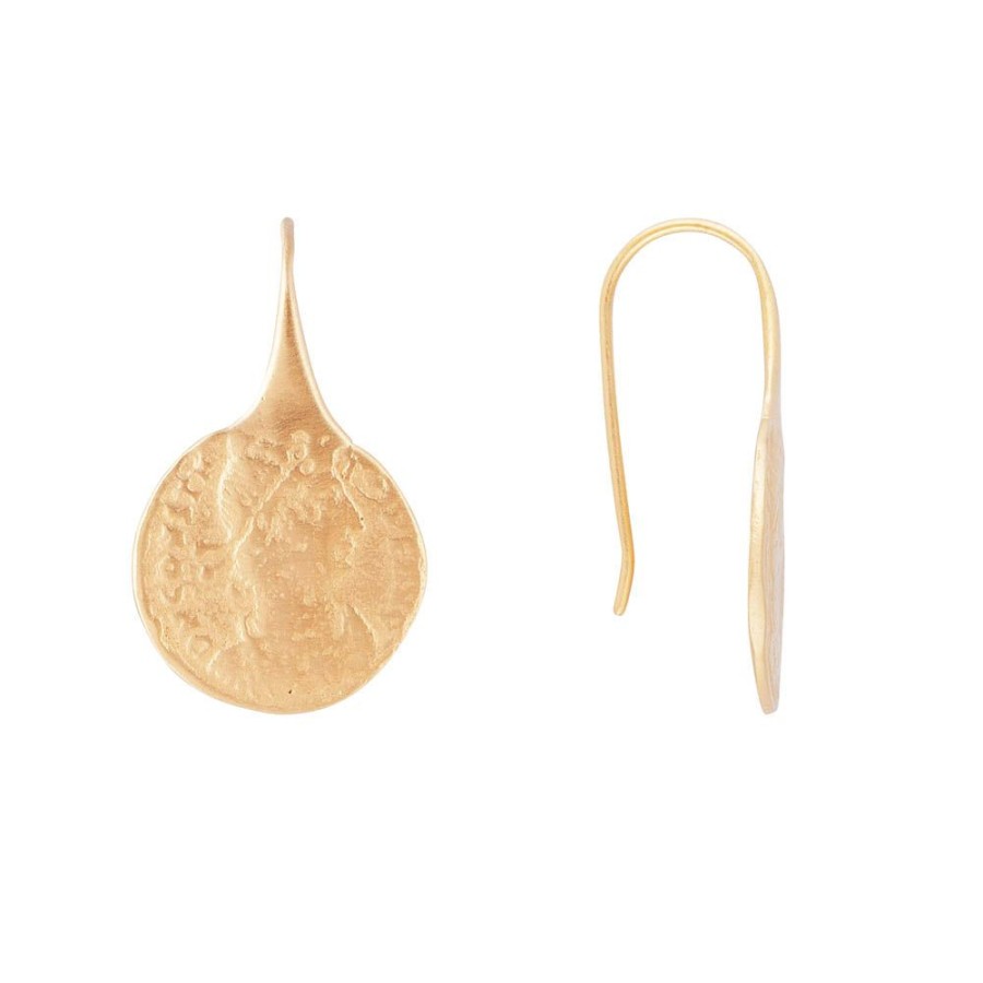 Jewelry FAIRLEY Silver & Gold | Gold Ancient Coin Hooks