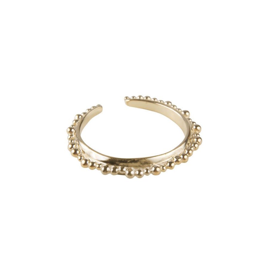 Jewelry FAIRLEY Silver & Gold | Crown Ring-Gold