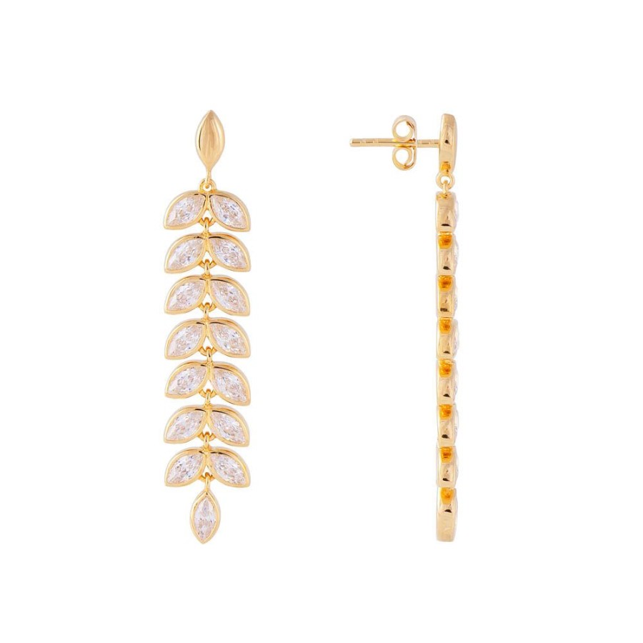 Jewelry FAIRLEY Crystal | Marquise Cocktail Earrings