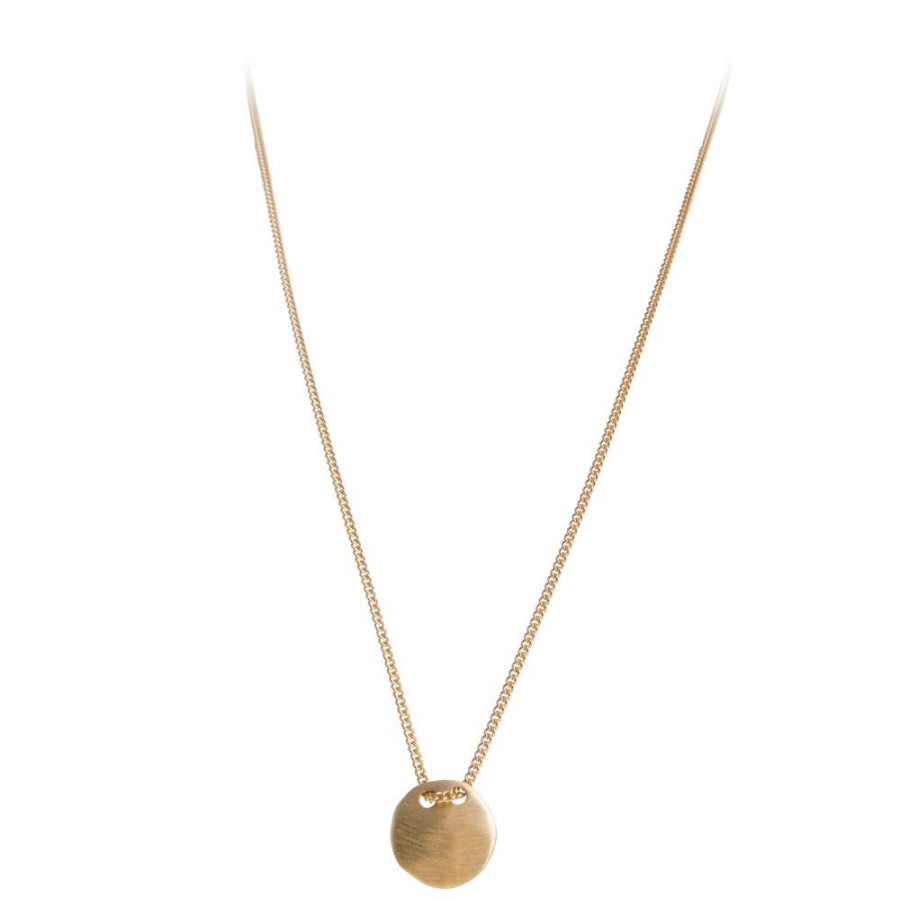 Jewelry FAIRLEY Silver & Gold | Tag Necklace-Gold