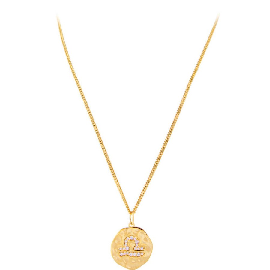 Jewelry FAIRLEY Crystal | Horoscope Necklaces-Libra