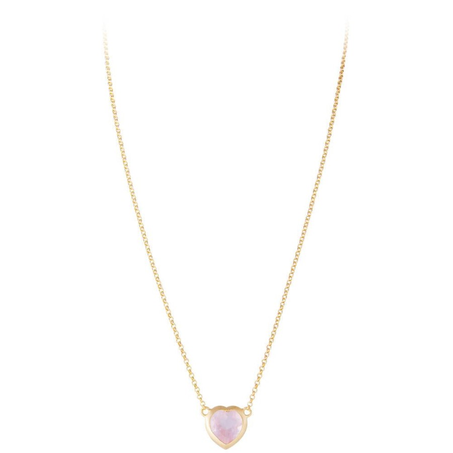 Jewelry FAIRLEY Gemstone | Rose Quartz Love Necklace