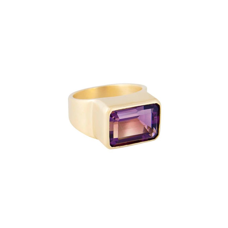 Jewelry FAIRLEY Gemstone | Amethyst Cocktail Ring