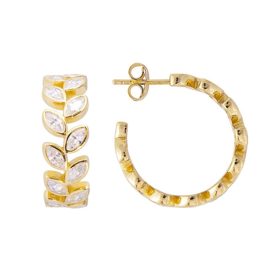 Jewelry FAIRLEY Crystal | Mustique Hoops