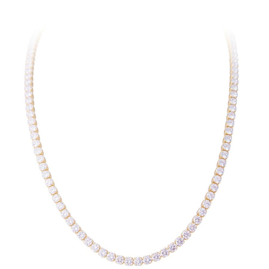 Jewelry FAIRLEY Crystal | Crystal Tennis Necklace