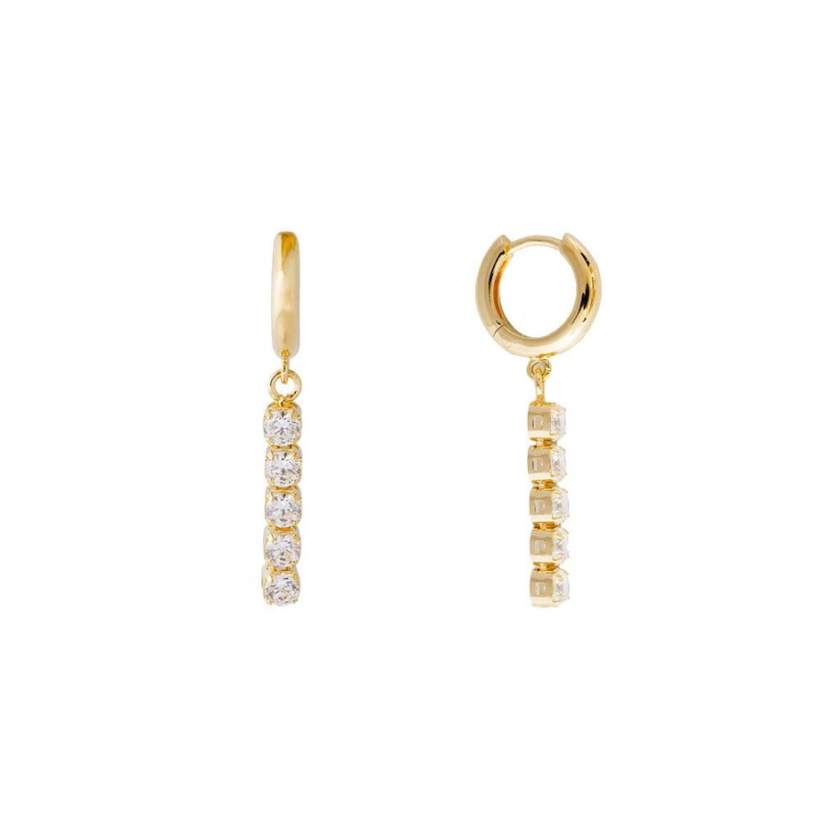 Jewelry FAIRLEY Crystal | Tennis Chain Hoops