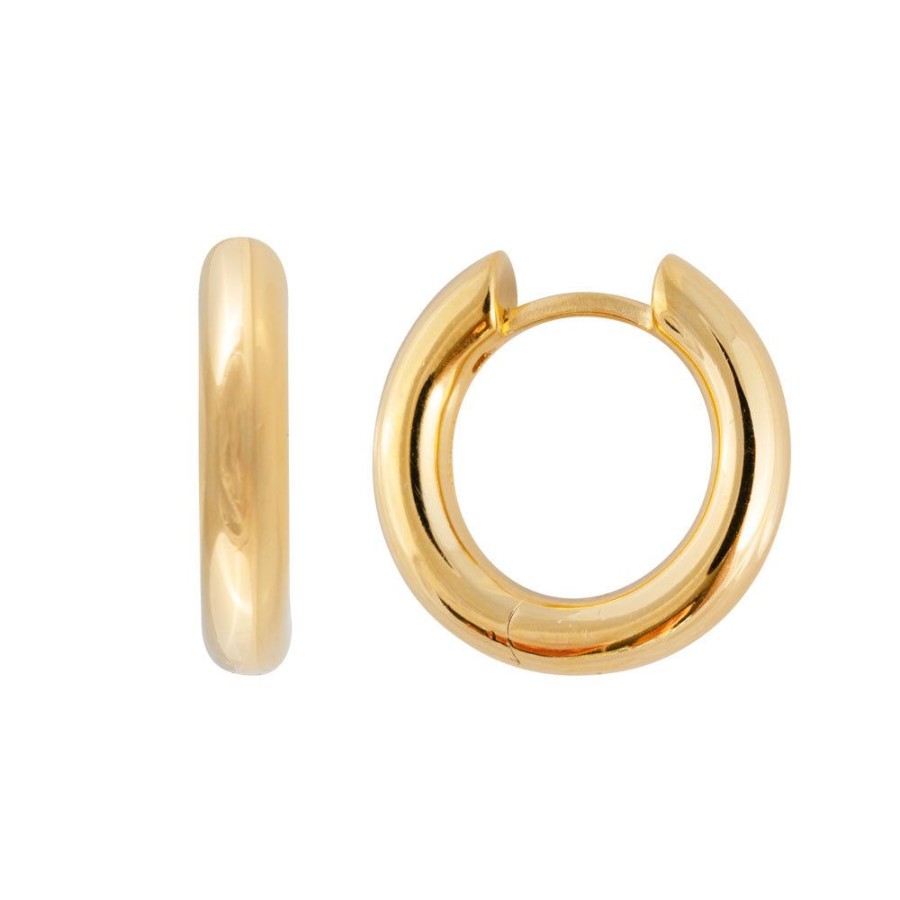 Jewelry FAIRLEY Silver & Gold | Chunky Maxi Hoops