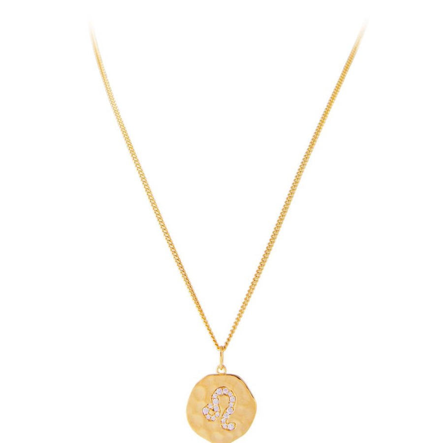 Jewelry FAIRLEY Crystal | Horoscope Necklaces-Leo